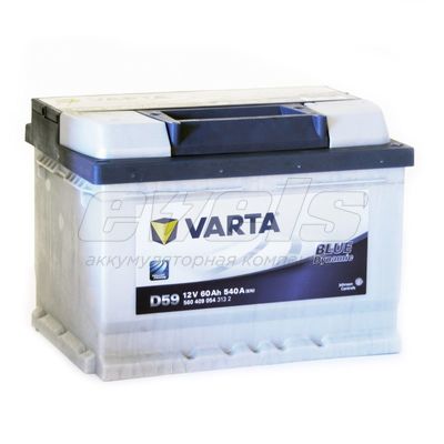 Varta Dynamic 60.0 LB2 R+ низк. евро — основное фото